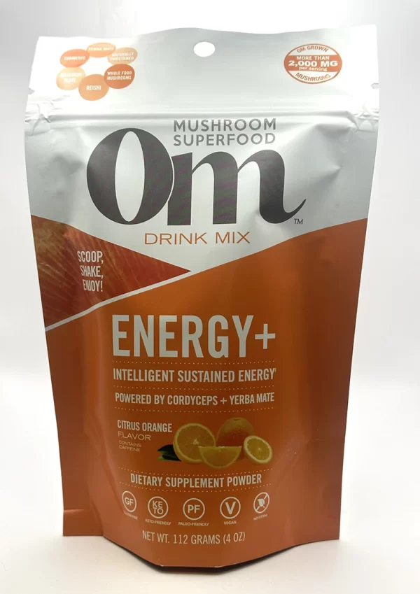 OM Mushroom - Mushroom Energy + (Citrus Orange) Organic