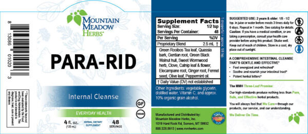 Mountain Meadow Herbs - Para-Rid - 4 oz. - Image 2