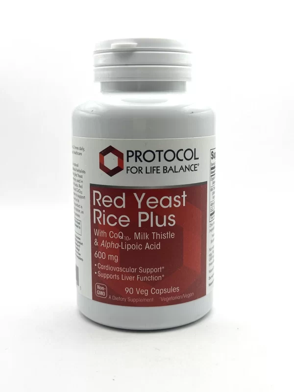 Protocol Red Yeast Rice Plus 90 Veg Capsules G&W Herbs