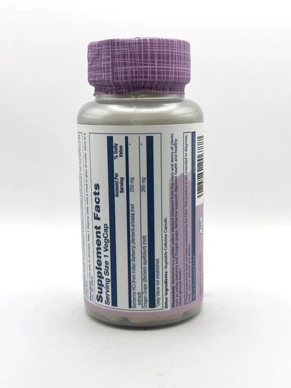 Solaray - Berberine Root Extract 60 VegCaps - Image 2
