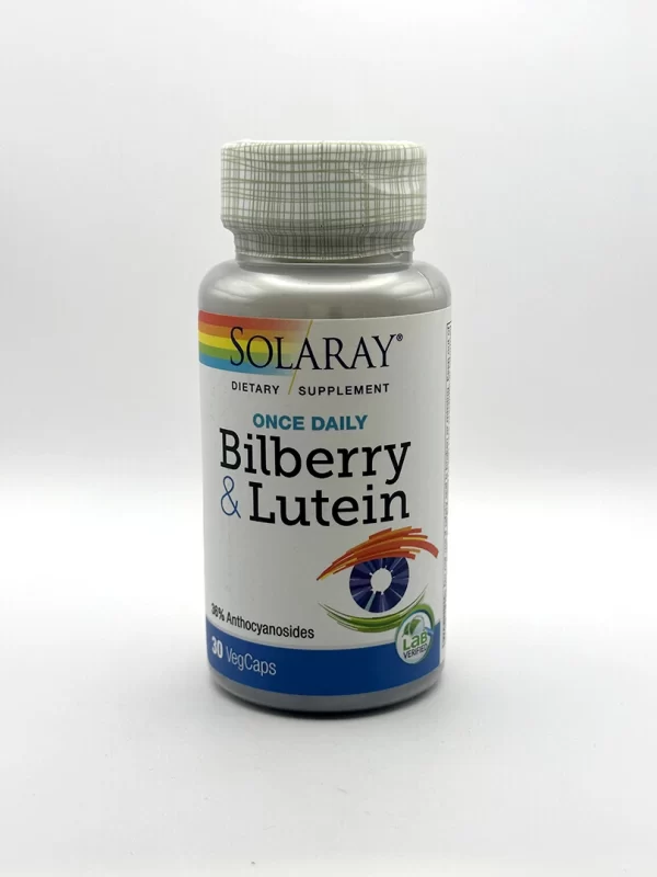 Solaray - Bilberry & Lutein 30 VegCaps