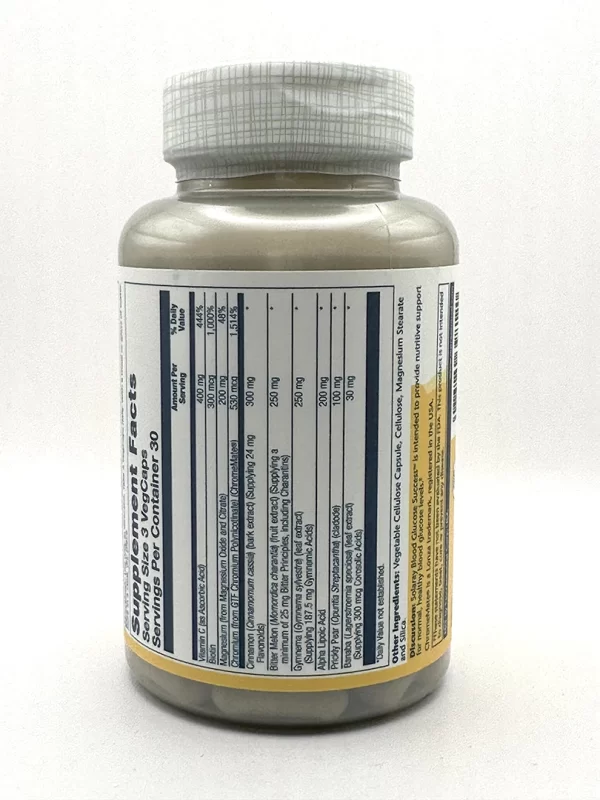 Solaray - Blood Glucose Success 90 VegCaps - Image 2