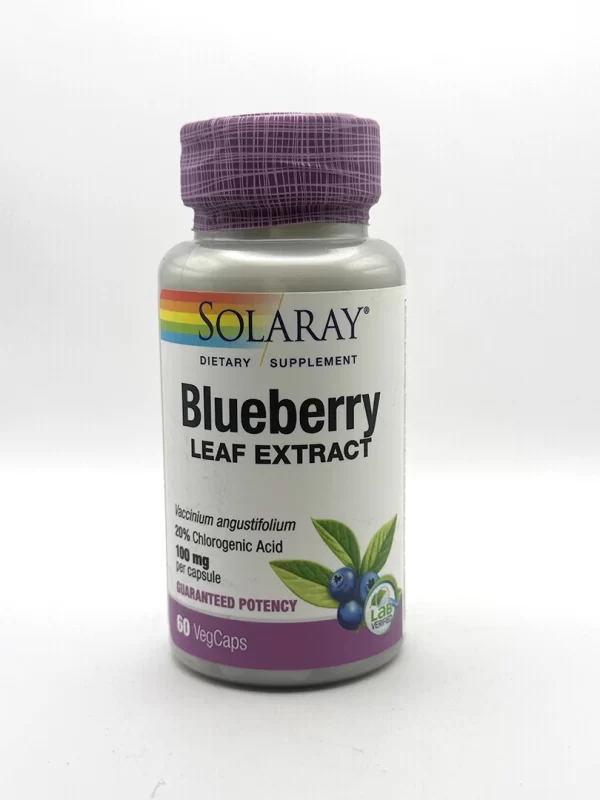 Solaray - Blueberry Leaf Extract 60 VegCaps