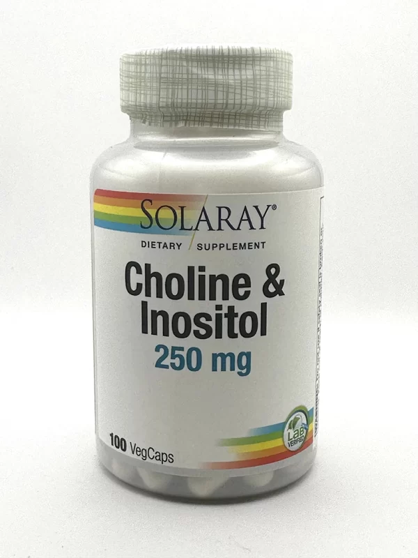 Solaray - Choline & Inositol 250mg 100 VegCaps
