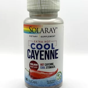 Solaray - Cool Cayenne Pepper, 100,000 HU - 90 VegCaps