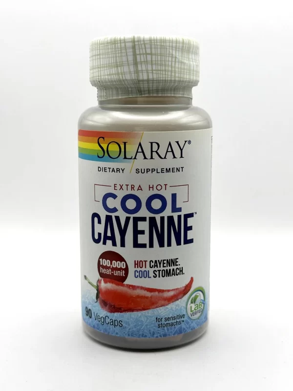 Solaray - Cool Cayenne Pepper, 100,000 HU - 90 VegCaps