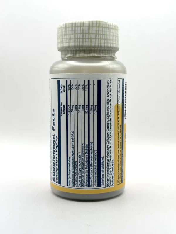 Solaray - Thyroid Caps Freeze-Dried 60 VegCaps - Image 2