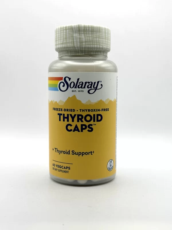Solaray - Thyroid Caps Freeze-Dried 60 VegCaps
