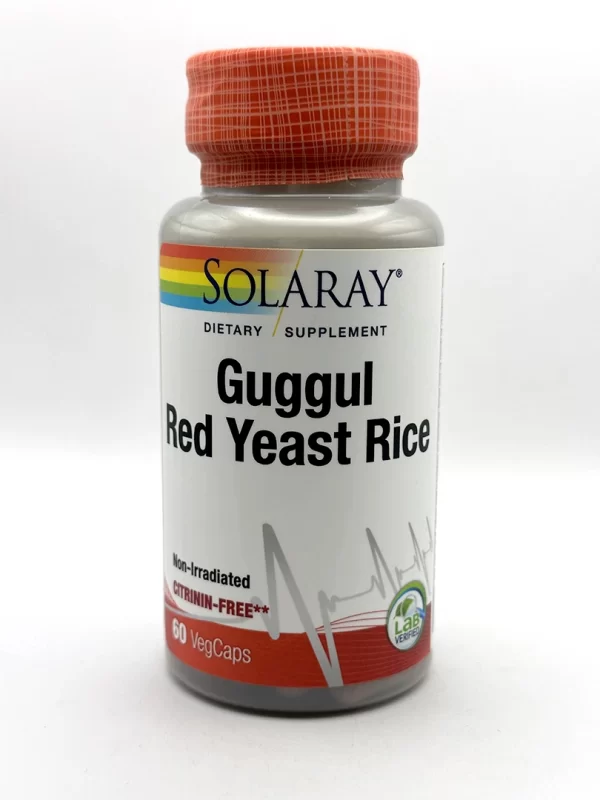 Solaray Guggul Red Yeast Rice 60 Capsules G&W Herbs