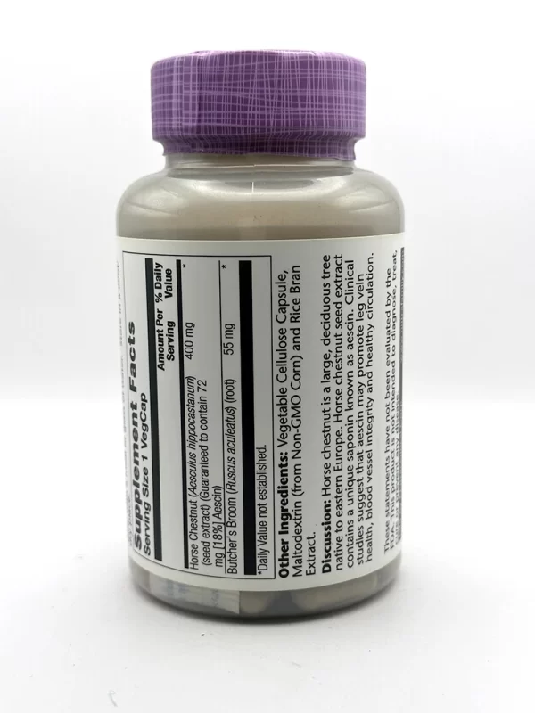 Solaray - Horse Chestnut Seed Extract 120 Capsules - Image 2
