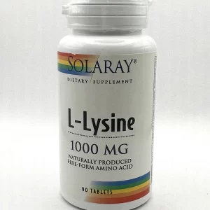 Solaray - L-Lysine, 1000 mg 90 Tablets