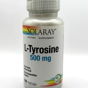 Solaray - L-Tyrosine, 500 mg 100 VegCaps