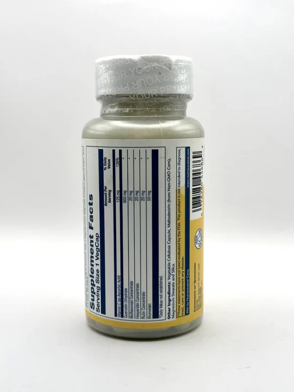 Solaray - Quercetin, Mega 600 mg 60 VegCaps - Image 2