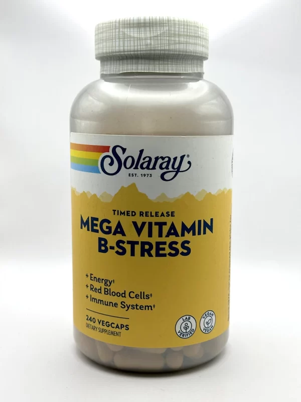 Solaray - Mega B-Stress, TR 120 & 240 Caps