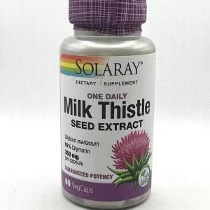 Solaray - Milk Thistle Seed Extract, One Daily 60 VegCaps