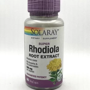 Solaray - Rhodiola Root Extract, Super 60 VegCaps