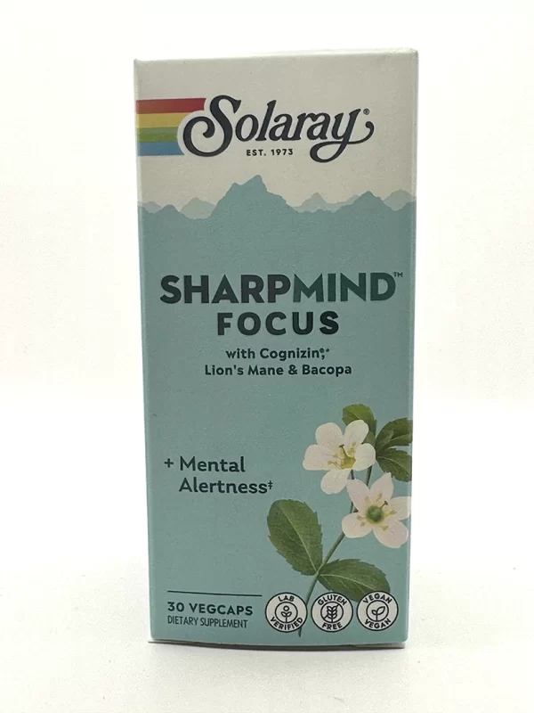 Solaray - Sharpmind Focus 30 VegCaps