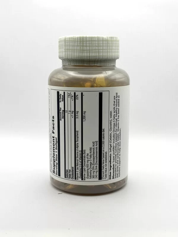Solaray - Super Pure EPA, 1200 mg 90 Softgels - Image 2