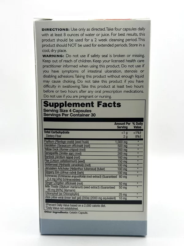 Solaray - Total Cleanse, Multisystem 120 Capsules - Image 2