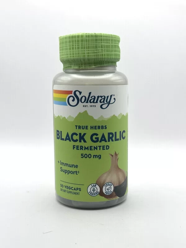 Solaray - Black Garlic Bulb, Fermented - 100 VegCaps