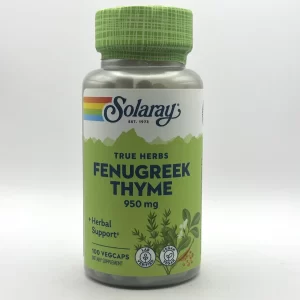 Solaray - Fenugreek & Thyme - 100 VegCaps
