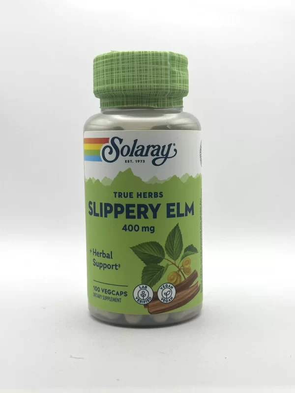 Solaray - Slippery Elm - 100 Capsules