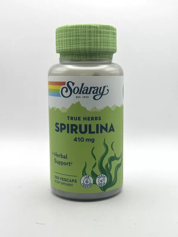 Solaray - Spirulina - 100 Capsules