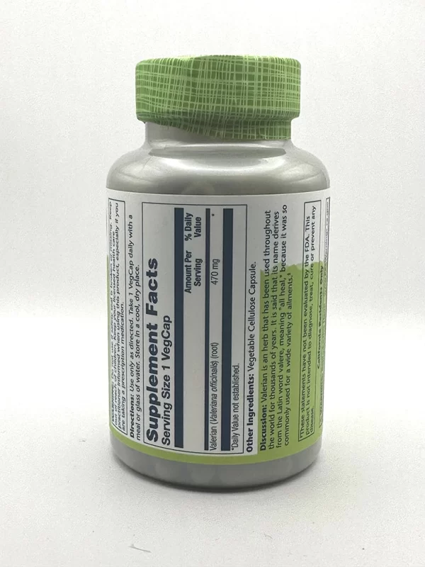 Solaray - Valerian - 180 Capsules - Image 2