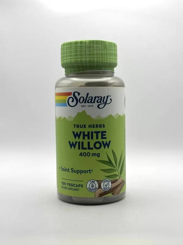 Solaray - White Willow Bark - 100 Capsules