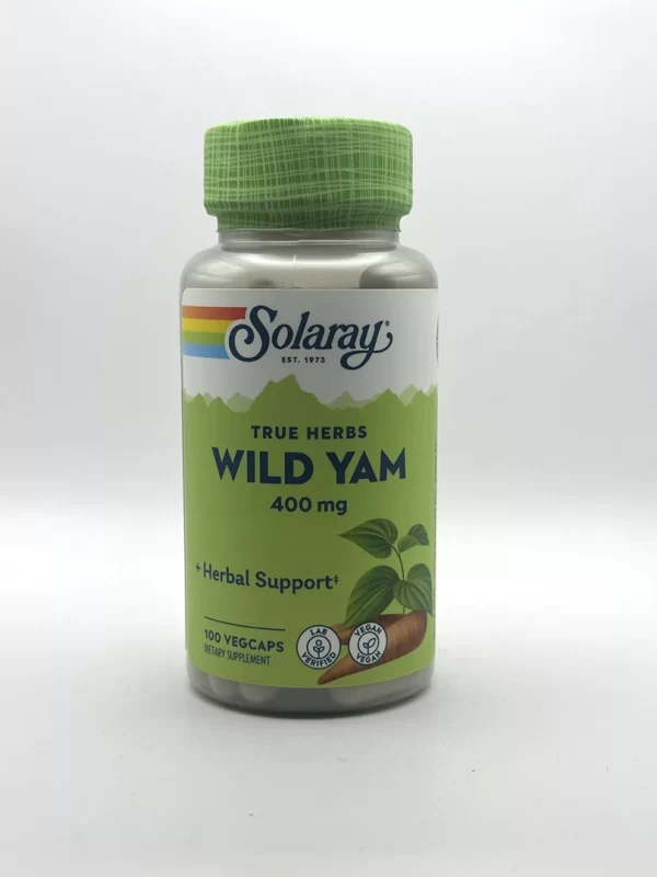 Solaray - Wild Yam - 100 Capsules