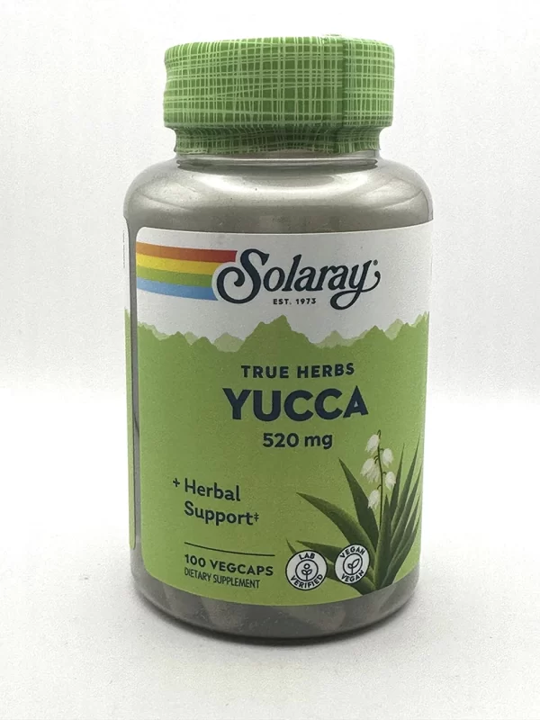 Solaray - Yucca - 100 Capsules