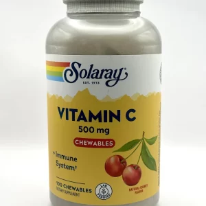 Solaray - Vitamin C, 500 mg(cherry) 100 Chewable Tablets