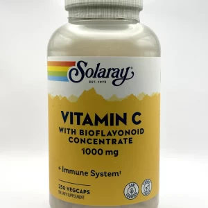 Solaray - Vitamin C w/Bioflavonoids, 1000 mg 100 & 250 VegCaps