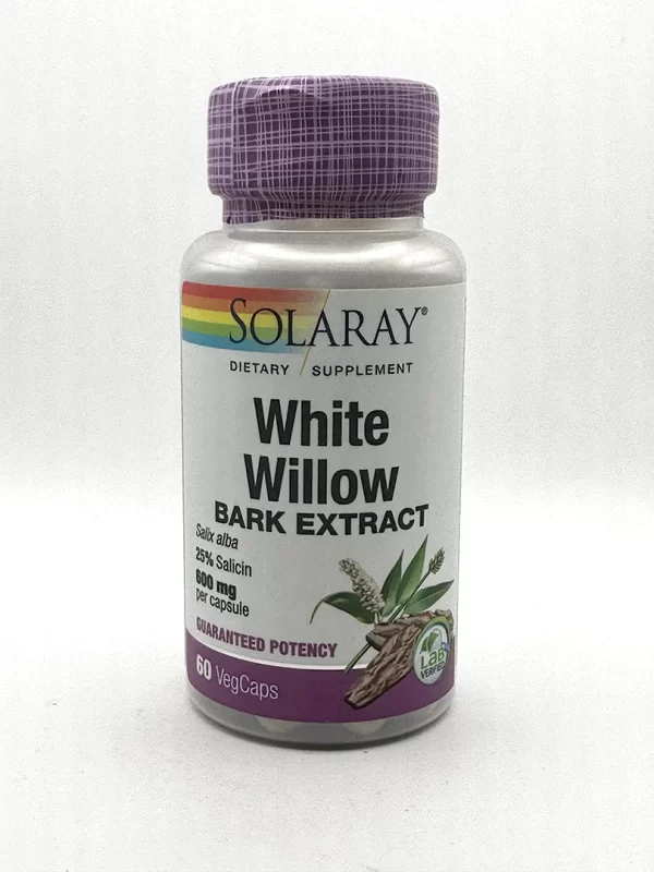 Solaray - White Willow Extract 60 VegCaps
