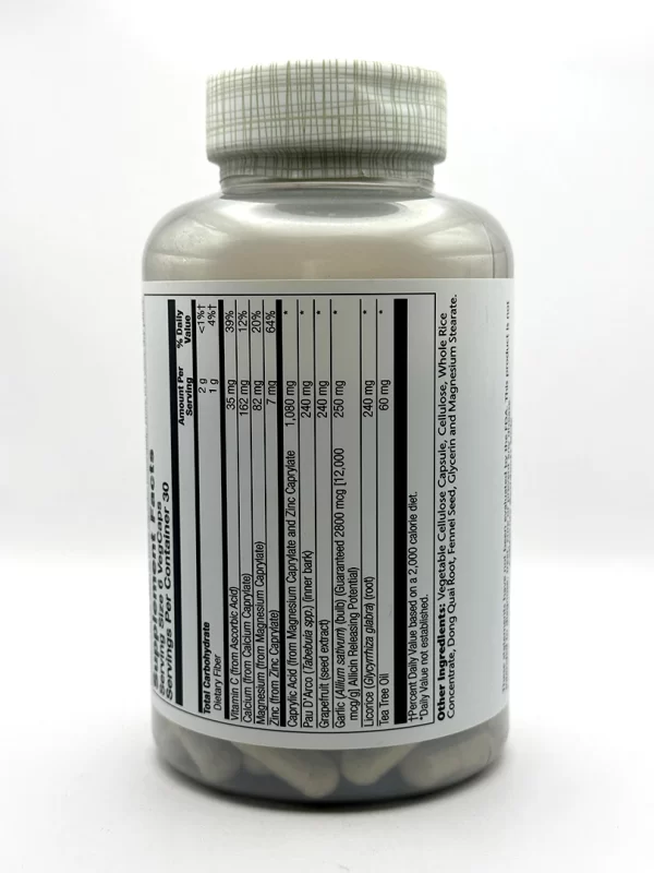 Solaray - Yeast Cleanse 90 & 180 VegCaps - Image 2