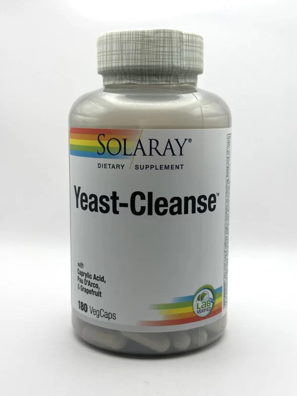 Solaray - Yeast Cleanse 90 & 180 VegCaps