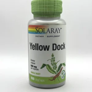 Solaray - Yellow Dock - 100 Capsules