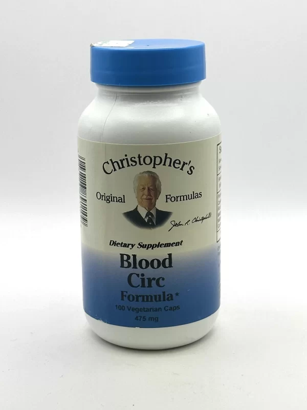 Wholistic Botanicals - Blood Circulation - 100 VegCaps