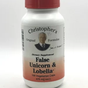 Wholistic Botanicals - False Unicorn & Lobelia - 100 VegCaps