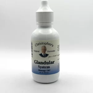 Wholistic Botanicals - Glandular System Massage Oil - 2 oz.