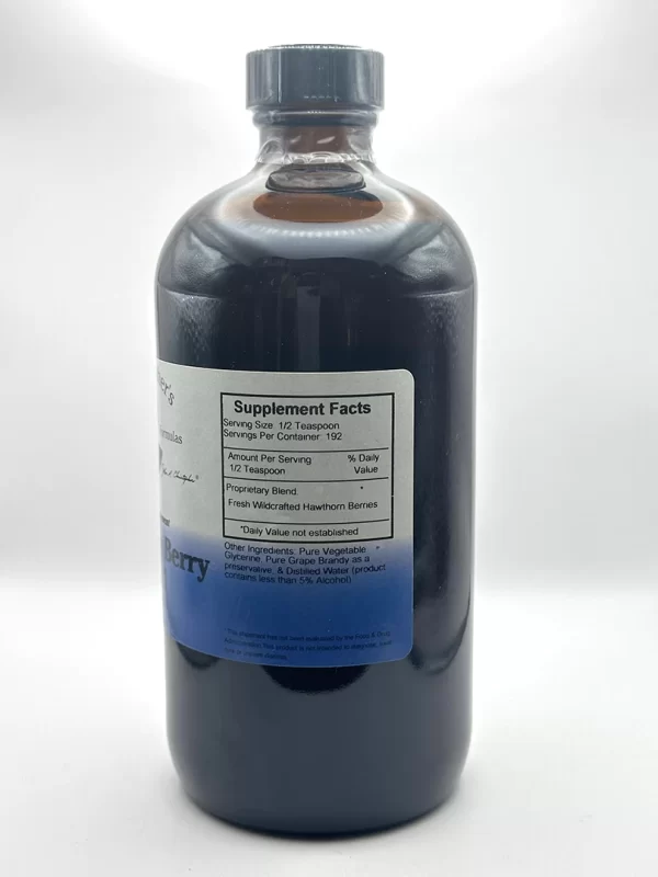 Wholistic Botanicals - Hawthorn Berry Heart Syrup - 16 oz. - Image 2
