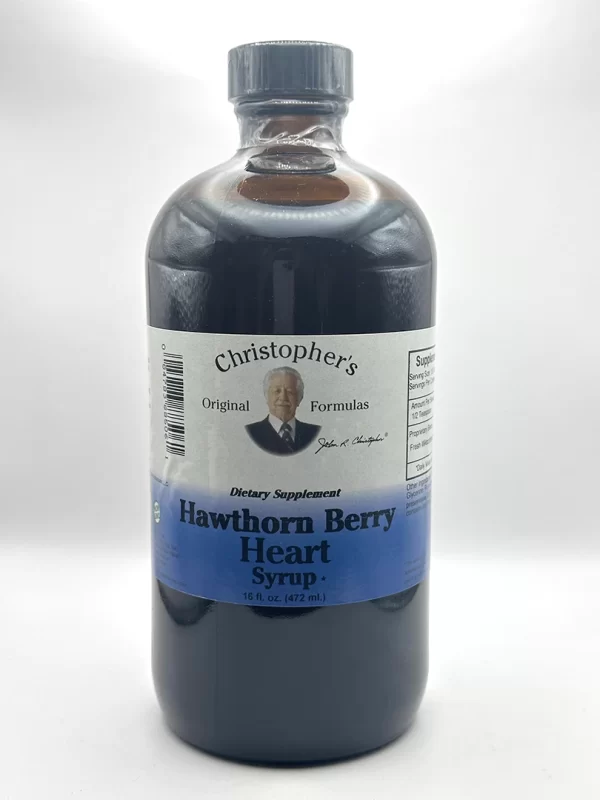 Wholistic Botanicals - Hawthorn Berry Heart Syrup - 16 oz.