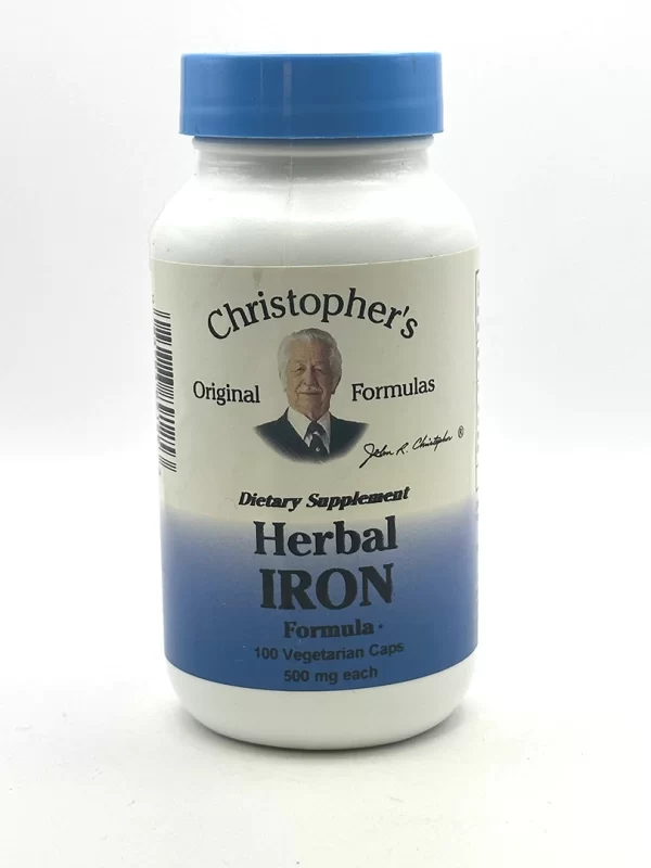 Wholistic Botanicals - Herbal Iron - 100 VegCaps