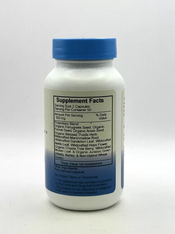 Wholistic Botanicals - Lactation Formula - 100 VegCaps - Image 2