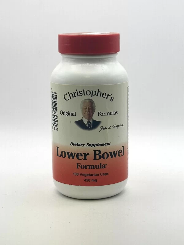 Wholistic Botanicals - Lower Bowel Formula - 100 VegCaps