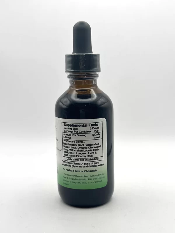 Wholistic Botanicals - Lung & Bronchial Formula - 2 oz. - Image 2
