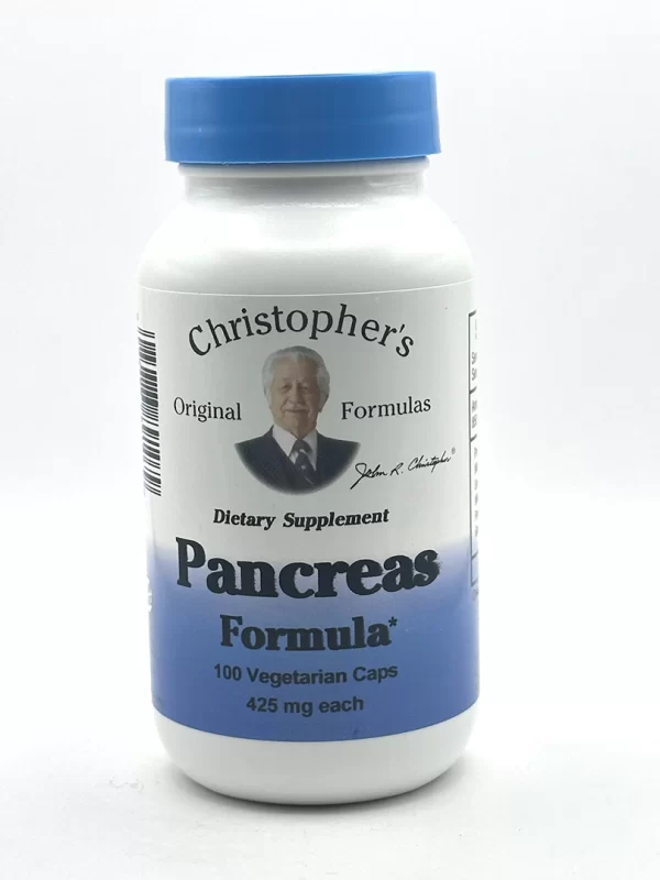 Wholistic Botanicals - Pancreas Formula - 100 VegCaps