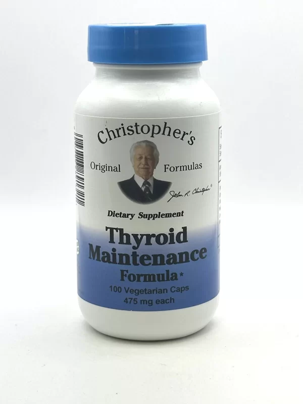 Wholistic Botanicals - Thyroid Maintenance - 100 VegCaps