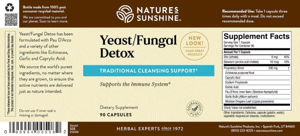 Nature's Sunshine - Yeast Fungal Detox - Image 3