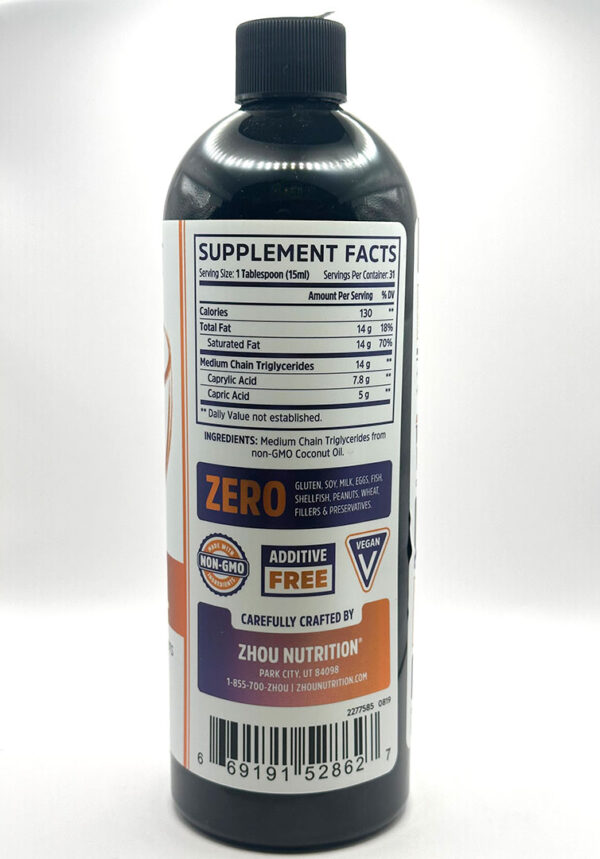Zhou - MCT Oil - 16 oz. - Image 2